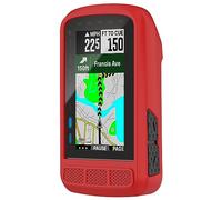 Maucoray Protective Case Compatible for Wahoo Fitness WFCC6 ELEMNT ROAM V2 Cycling Computer, Soft Silicone Bike GPS Protector Bumper Cover (Red)