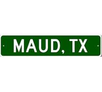 Maud, Texas Metal Wall Decor City Limit Sign