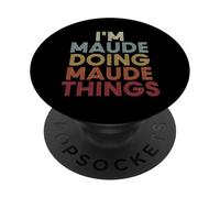 Maude Name Maude Personalized Name First Given PopSockets Adhesive PopGrip