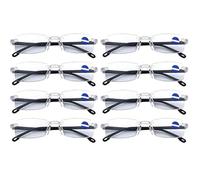 MAUDFEK 8Pairs Auto Focus Glasses Self Adjusting, Auto Focus Glasses, Advanced Varifocal Glasses for Digital Device Users, Ideal for Reading, Distance Viewing and Family Sharing