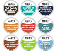 Maud's 9 Flavor Original Coffee Variety Pack (Original 9 Blends), 80ct. Solar Energy Produced Recyclable Single Serve Coffee Pods Variety Pack - 100% Arabica Coffee California Roasted, KCup Compatible