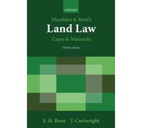 Maudsley & Burn's Land Law Cases and Materials
