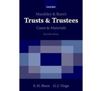 Maudsley & Burn's Trusts & Trustees Cases & Materials