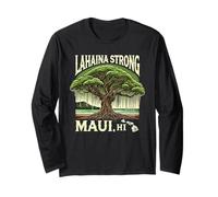 Maui Banyan Tree Strong Lahaina Lives Matter Save The Island Long Sleeve T-Shirt
