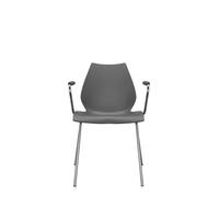 Maui Chair with Armrest Kartell Anthracite - 8058967036794