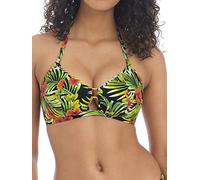 Maui Daze Non Wired Triangle Bikini Top Multicoloured Green 36E