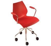 Maui Drehchair mit Gasfeder und Armlehnen Kartell