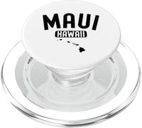 Maui Hawaii Beach Maui Retro Hawaiian Surf Big Island 808 PopSockets PopGrip for MagSafe