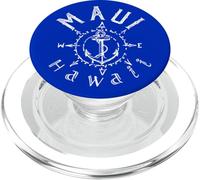 Maui Hawaii Compass Rose Sailing Boat PopSockets PopGrip for MagSafe