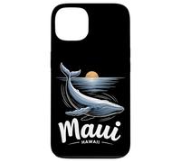 Maui Hawaii Humpback Whale Watching Souvenir Black Case for iPhone 13