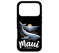 Maui Hawaii Humpback Whale Watching Souvenir Black Case for iPhone 17 Pro