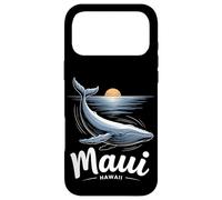 Maui Hawaii Humpback Whale Watching Souvenir Black Case for iPhone 17 Pro Max