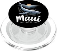 Maui Hawaii Humpback Whale Watching Souvenir Black PopSockets PopGrip for MagSafe