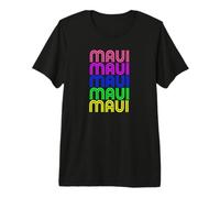 Maui Hawaii Retro 80s Premium T-Shirt