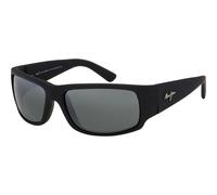 Maui Jim 266-02MR World Cup Square/Rectangle Sunglasses in Black Maui Jim Black One Size