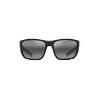 Maui Jim Amberjack rectangle-frame sunglasses - Black One Size