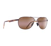 Maui Jim - Castles Chocolat Mat Bronze Hcl Minéral Superthin - Sunglasses