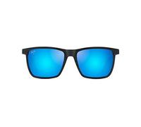 Maui Jim Disposable Rectangular Sunglasses with Patented Polarized Plus2 Lenses, Blue Hawaii One Way Dark, One Size