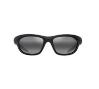 Maui Jim MJ0349S 001 Man Sunglasses Bio-injected Black Grey Squared