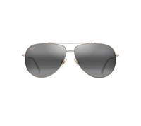 Maui Jim Hauoli XL Sunglasses, Shiny Light Gold W/Crystal, 62-12-145