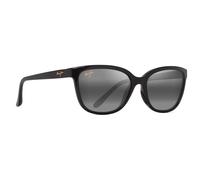 Maui Jim - Honi Noir Brillant Neutral Grey Minéral Superthin - Sunglasses