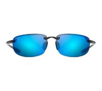 Maui Jim MJ0407S 004 Unisex Sunglasses Injected Grey Blue Squared