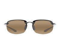 Maui Jim MJ0407S 002 Unisex Sunglasses Injected Black Bronze Squared