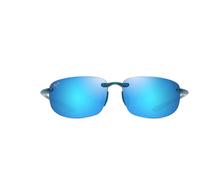 Maui Jim - Hookipa Shiny Transparent Blue Blue Hawaii MauiPure - Sunglasses