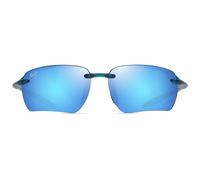 Maui Jim - Hookipa Ultra G Asian Fit Shiny Transparent Blue Blue Hawaii MauiUltra - Sunglasses