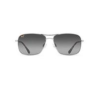 Maui Jim Hookipa Unisex Adult Glasses, silver, 59/17/120
