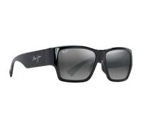 Maui Jim - Ka'olu Noir Brillant Neutral Grey Minéral Superthin - Sunglasses