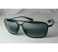 Maui Jim KAUPO GAP MJ0437S-001 Black Polarized Sunglasses - New