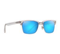 Maui Jim Kawika Xl Polarized Sunglasses Clear,Blue Blue Hawaii/CAT3