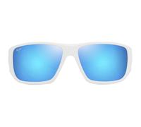 Maui Jim - Keha Blanc Mat Bleu Hawaï Minéral SuperThin - Sunglasses