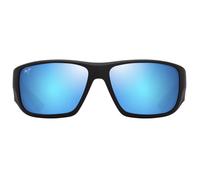 Maui Jim - Keha Noir Mat Bleu Hawaï Minéral SuperThin - Sunglasses