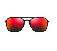 Keokea Mj0447S 003 Sunglasses - unisex - Maui Jim - Sunglasses - Black - 55 MM - Accessories 55 MM