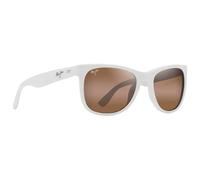 Maui Jim - Kikonia XL Shiny Solid White H ronze Mineral Superthin - Sunglasses