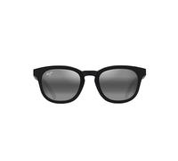 Maui Jim Koko Head Round Sunglasses Matte Black/Neutral Grey Polarized Medium