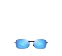 Maui Jim Lighthouse rectangle-frame sunglasses - Black One Size