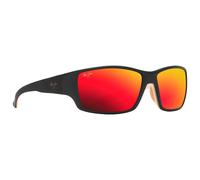 Maui Jim - Local Kine Matte Dark Transparent Brown with Tan and Cream Hawaii Lava - Sunglasses