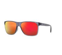 Maui Jim Man Sunglass Pailolo - Frame color: Grey Clear, Lens color: Hawaii Lava U+2122 Mirror Polarized