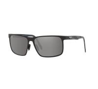 Maui Jim Man Sunglass Wana - Frame color: Black Matte, Lens color: Neutral Grey Polarized