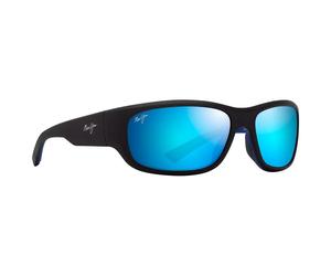 Maui Jim - Mauklele Matte Black Blue Blue Hawaii Mineral Superthin - Sunglasses
