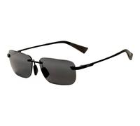 Maui Jim Men's 624-02 Lanakila Square/Rectangle Sunglasses in Black Maui Jim Black One Size