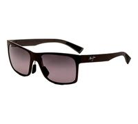Maui Jim Men's 683-14 Hoopili Square/Rectangle Sunglasses in Grey Maui Jim Grey One Size