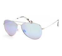 Maui Jim Men's MJ0264S-001 Mavericks Aviator/Navigator Sunglasses in Silver Maui Jim Silver One Size