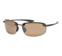 Maui Jim Men's MJ0407S-002 Hookipa Aviator/Navigator Sunglasses in Black Maui Jim Black One Size