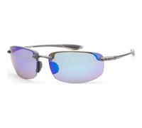 Maui Jim Men's MJ0407S-004 Hookipa Aviator/Navigator Sunglasses in Grey Maui Jim Grey One Size