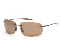 Maui Jim Men's MJ0422S-002 Breakwall Aviator/Navigator Sunglasses in Brown Maui Jim Brown One Size