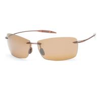 Maui Jim Men's MJ0423S-002 Lighthouse Aviator/Navigator Sunglasses in Brown Maui Jim Brown One Size